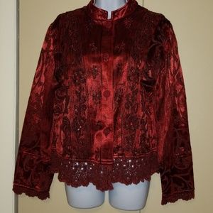 Red "Flashback" brand jacket